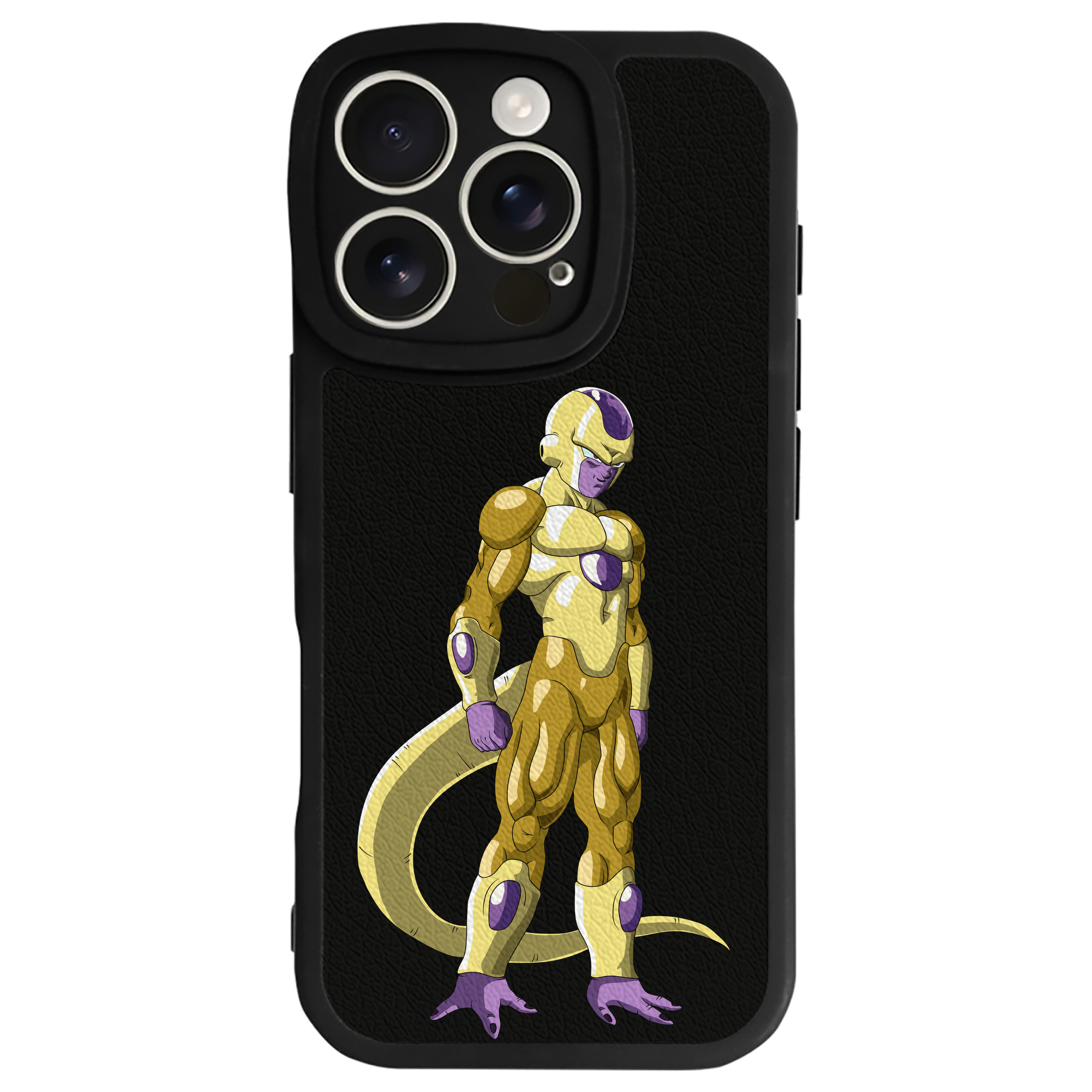 （画像用） ドラゴンボール フリーザ DRAGON BALL Frieza 【iPhone 16シリーズ対応】シリコンスマホケース（レザー調） 材質：シリコン